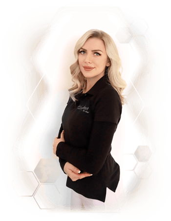 Portrait Mitarbeiterin Haarfreiheit Bensheim Saskia