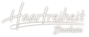 Logo Haarfreiheit Bensheim weiß
