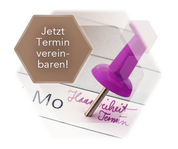Jetzt Termin vereinbaren Button Haarfreiheit Bensheim