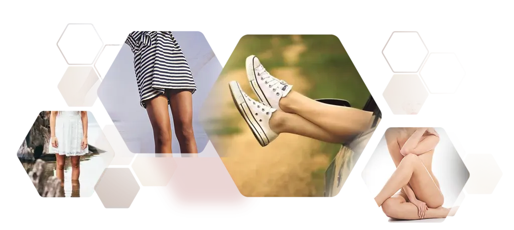 Schöne Beine und glatte Haut Fotos Frauen