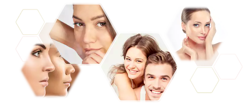 Fotos glatte Gesichtshaut für Frauen