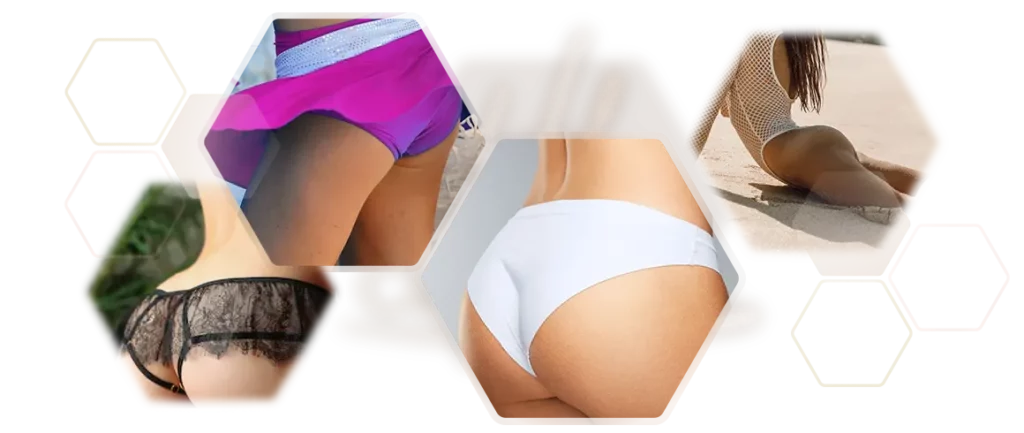 Fotos schöner Po mit glatter Haut Frauen