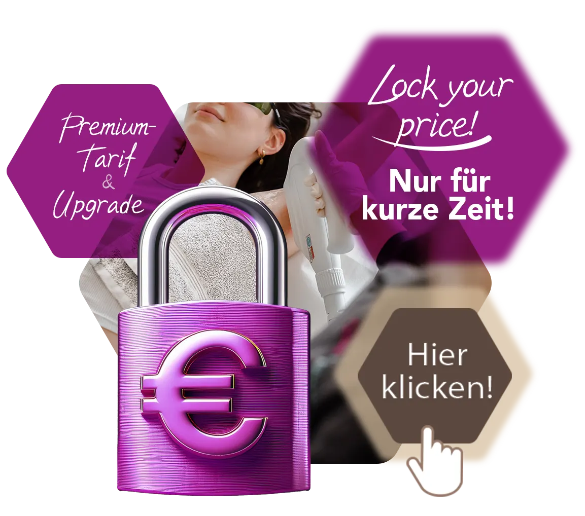 Kollage mit Button zum Einlösen des Codes